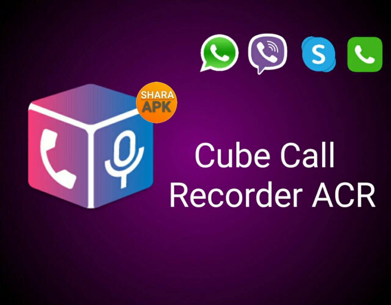 Cube acr helper. Cube Call Recorder.